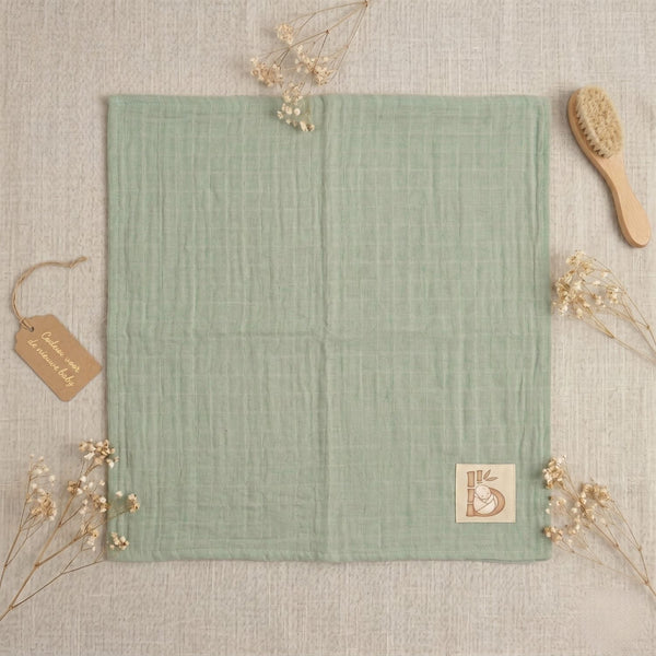 Hydrofiele Doek 60x60 cm — 4-laags Bamboe en Biologisch Katoen